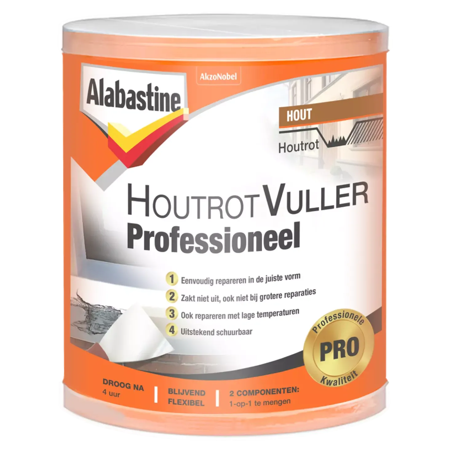 Alabastine 5314833 Houtrotvuller - 330gr