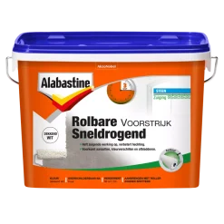 Alabastine rolbare voorstrijk sneldrogend - wit - 5L