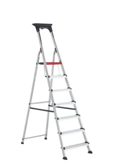 Altrex Double Decker Huishoudtrap - Aluminium - 7 treden - max. werkhoogte 3,45m