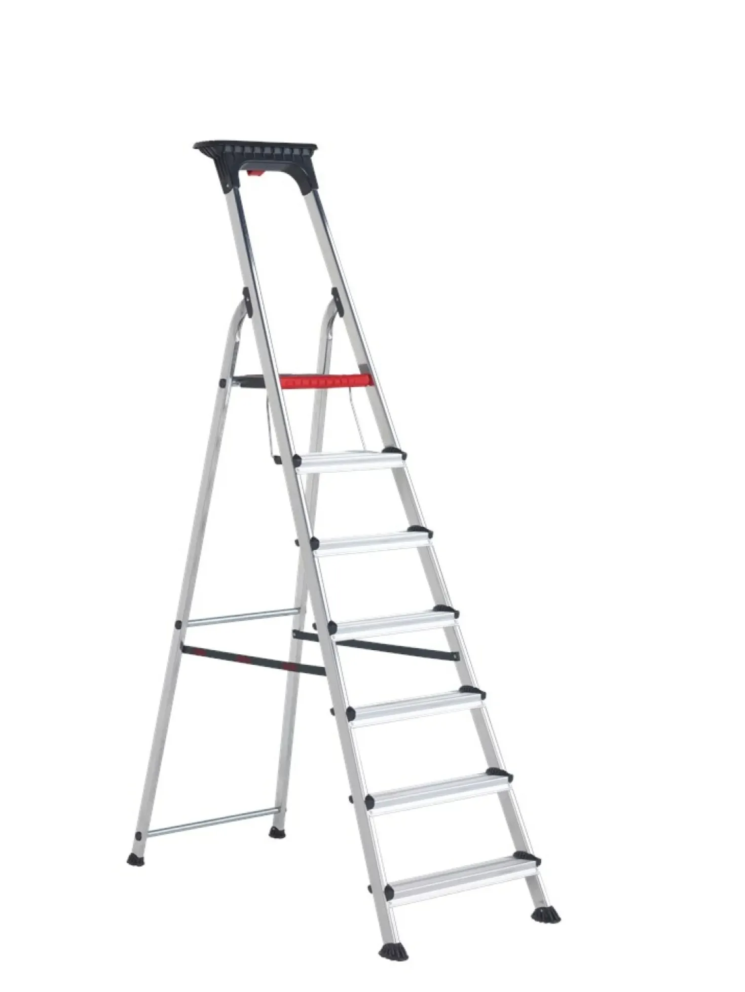 Altrex Double Decker Huishoudtrap - Aluminium - 7 treden - max. werkhoogte 3,45m