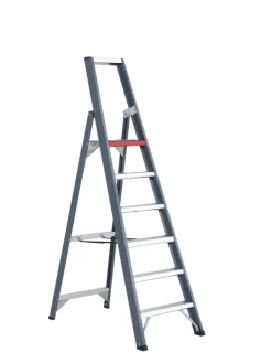 Altrex Falco FEO 6 Trap - Enkel - Aluminium met coating - 6 treden - max. werkhoogte 3,4m