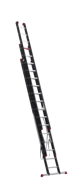 Altrex Mounter ZR 3093 Reformladder - Aluminium - 3 x 14 sporten - max. werkhoogte 9,55m - met stabiliteitsbalk