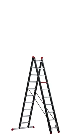 Altrex Mounter ZR 2050 Reformladder - Aluminium - 2 x 10 sporten - max. werkhoogte 5,9m - met stabiliteitsbalk