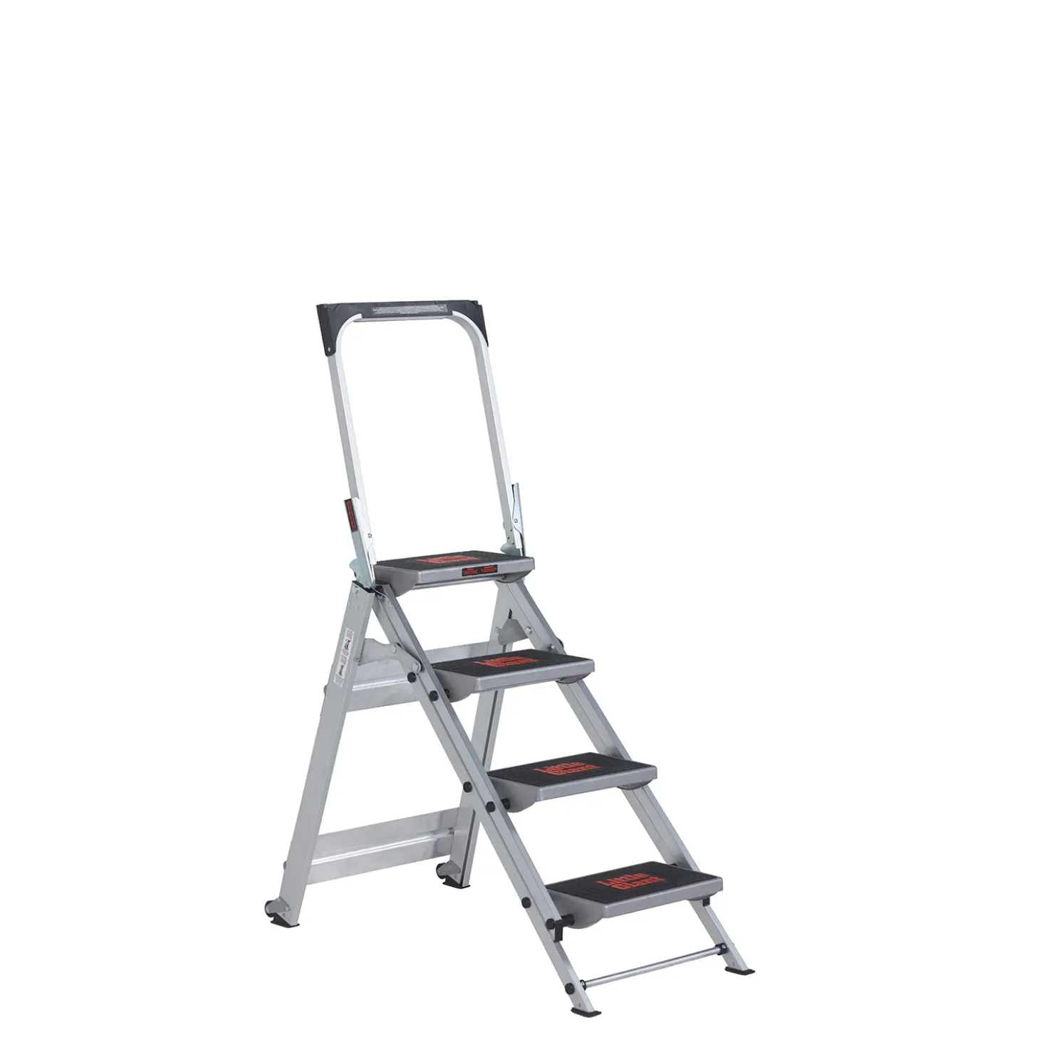 Altrex Safety Step 4 Trap - Enkel - Aluminium - 4 treden - met beugel - max. werkhoogte 2,9m