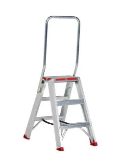 Altrex Sierra SDO 3 Dubbele trap - Aluminium - 2 x 3 treden - max. werkhoogte 2,7m
