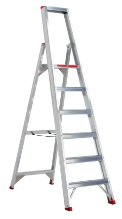 Altrex Sierra SEO 6 Trap - Enkel - Aluminium - 6 treden - max. werkhoogte 3,4m