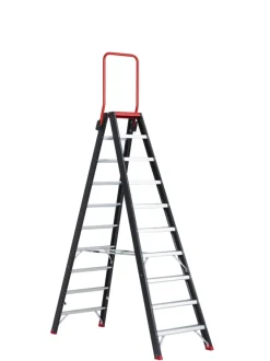 Altrex Taurus TDO 10 Dubbele trap - Aluminium met coating - 2 x 10 treden - max. werkhoogte 4,35m