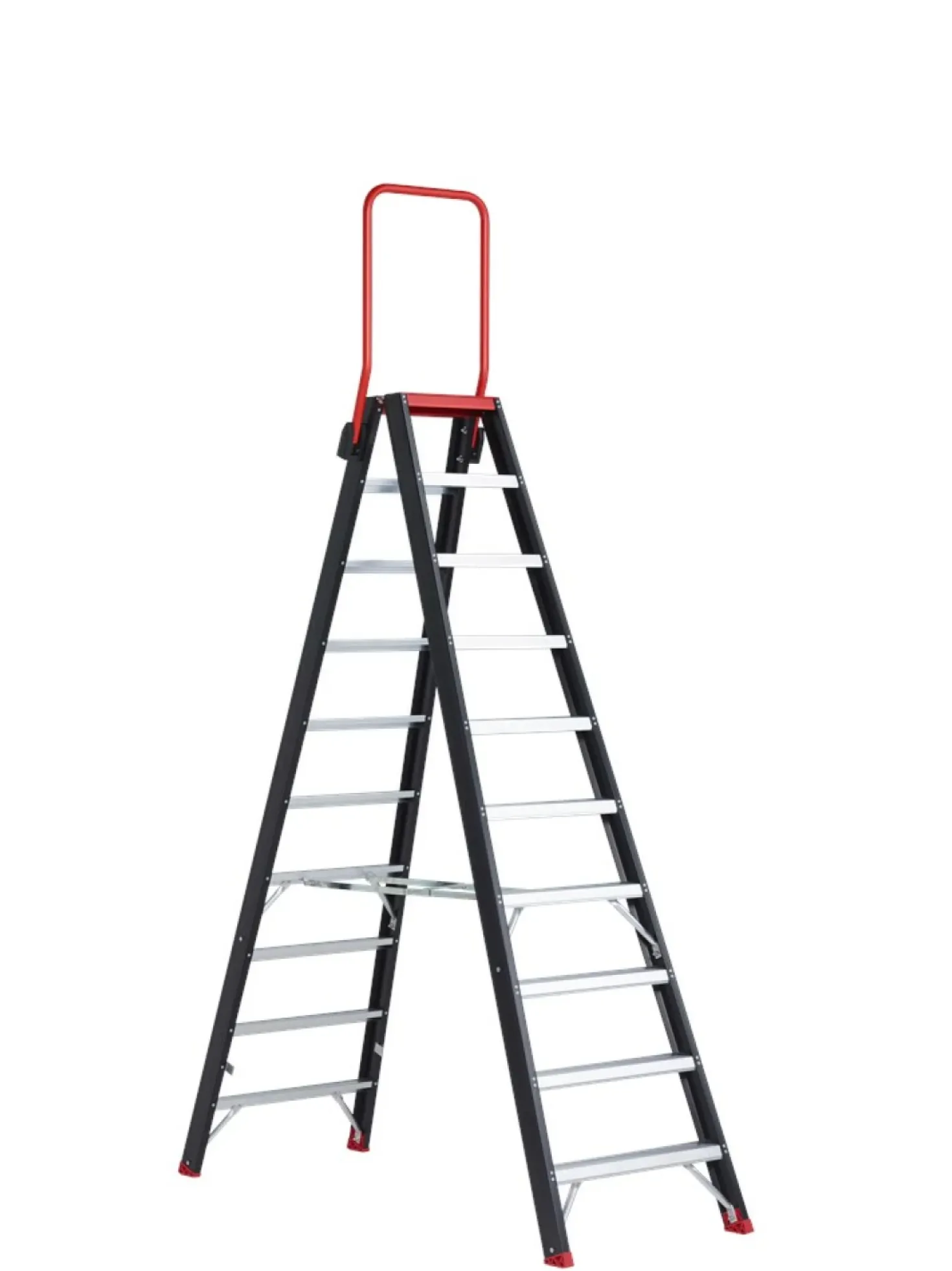 Altrex Taurus TDO 10 Dubbele trap - Aluminium met coating - 2 x 10 treden - max. werkhoogte 4,35m