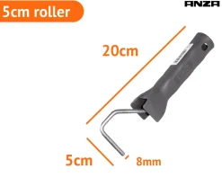 Anza PRO Verfbeugel extra lange steel - 10cm