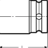 Bahco Lange krachtdop - 1/2"
