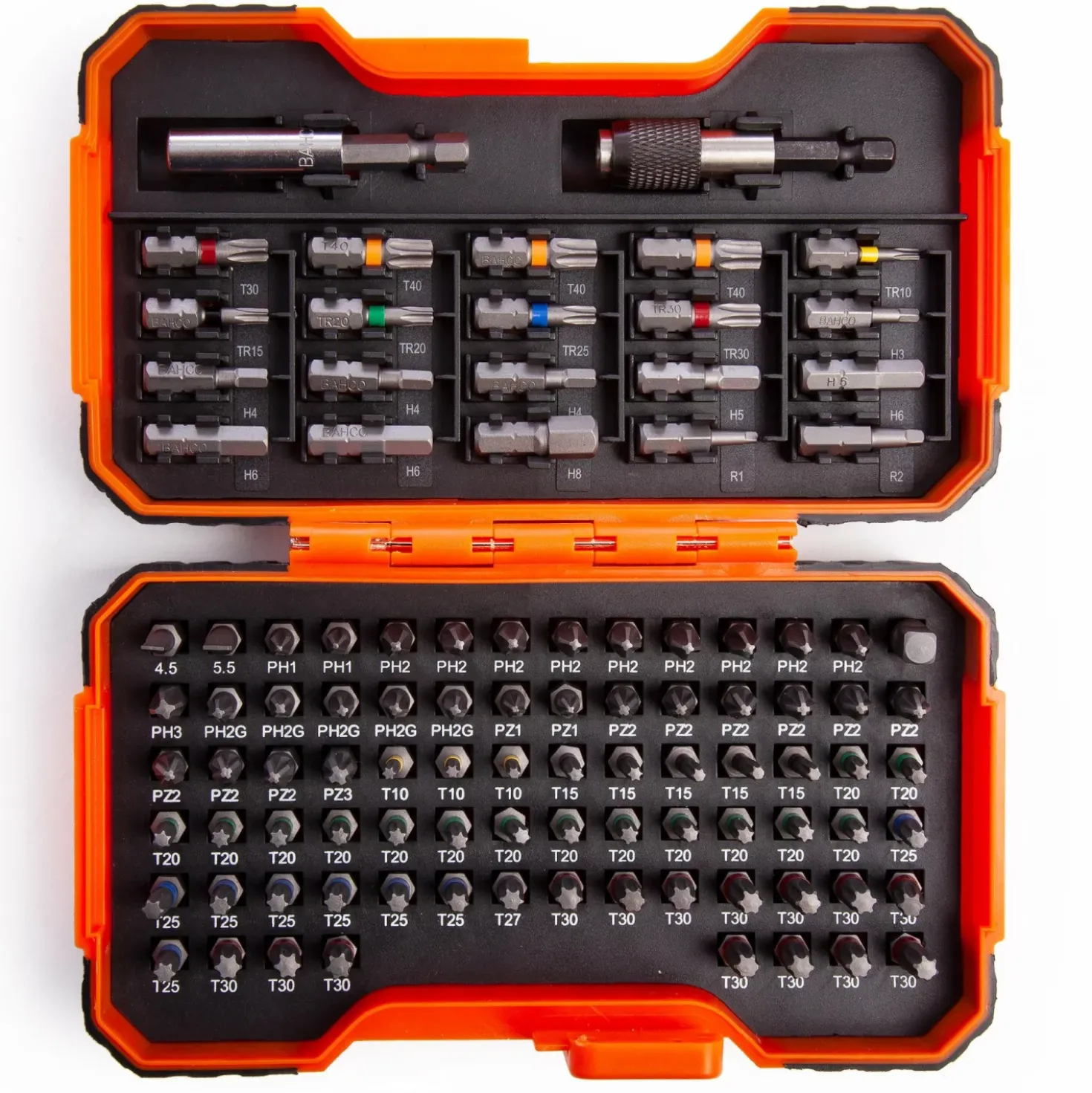 Bahco 59/S100BC 100-Delige Bitset - Gleuf-, Phillips, Pozidriv, Hexagon, Robertson en Torx