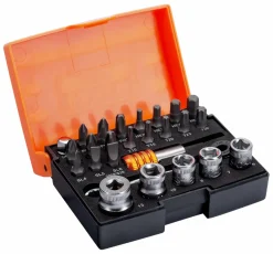 Bahco 2058/S26 26-Delige Bit- en doppenset - 1/4''