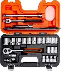 Bahco S240 24-delige ratel- en doppenset - 1/2"