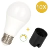 Bailey 146145 10-Pack Combi LED lamp - E27 Lampholder Plug-in - 8.5W - 806Lm