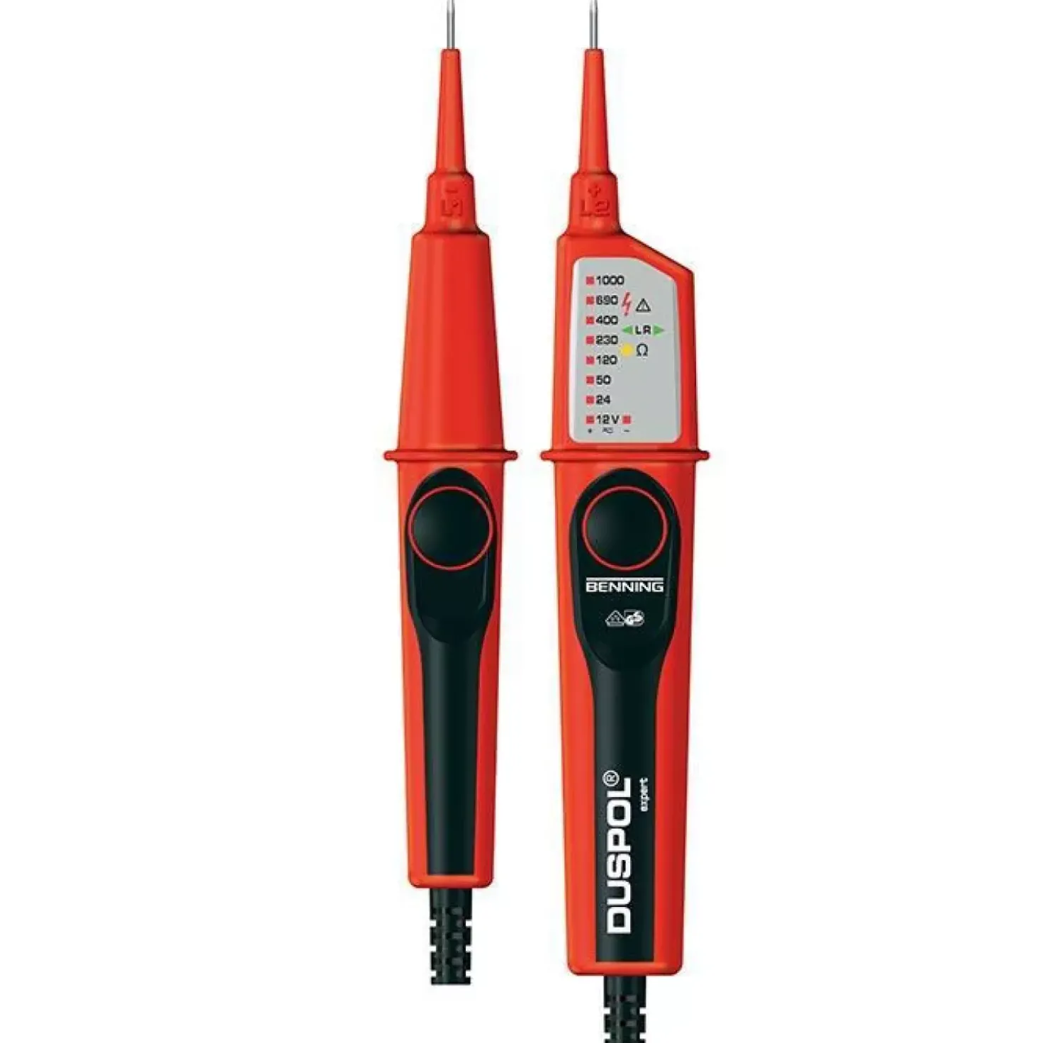 Benning 44050262 DUSPOL Expert Tweepolige spanningstester - AC/DC 1000V