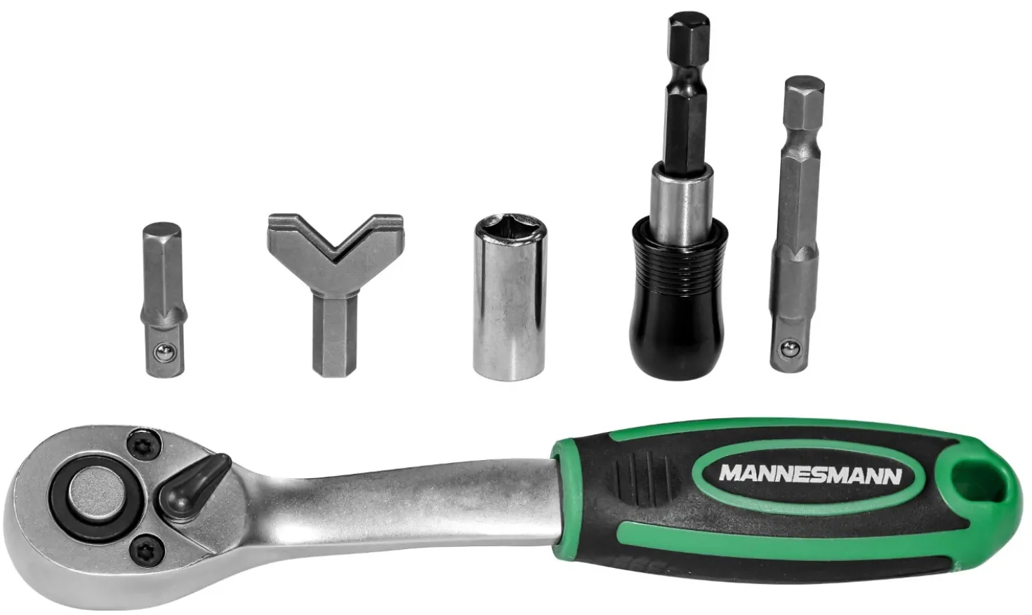 Brüder Mannesmann M29715 81-delige Ratel en bitset - 1/4"