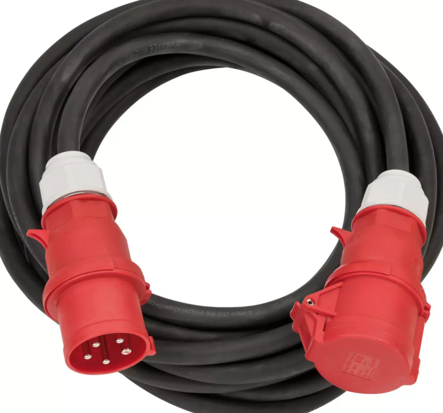 Brennenstuhl 1167320250 CEE Verlengsnoer IP44 - 25m - 5-polig - H07RN-F 5G6,0 - zwart