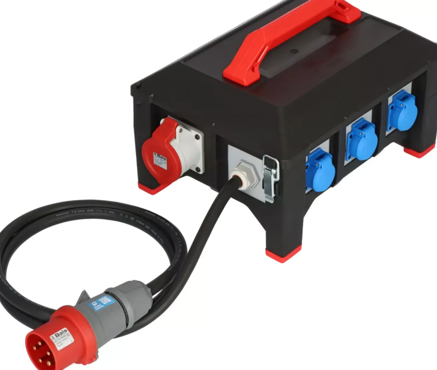 Brennenstuhl Professional BSV 5-32A rubber stroomverdeler - H07RN-F5G6.0 CEE32A+2x16A, 6x230V - 2m