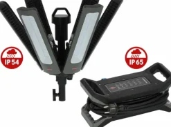 Brennenstuhl Professional R 42050 BT 360° LED bouwlamp - 6.7m H07RN-F2x1.0 + 3.3m H05RN-F 2x1.0 - 42000Lm