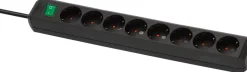 Brennenstuhl 1159300018 8 Voudige stekkerdoos met schakelaar - 3m x 41cm