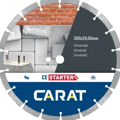 Carat CES3002000 Diamantzaagblad voor droogzagen - 300 x 20mm - Universeel