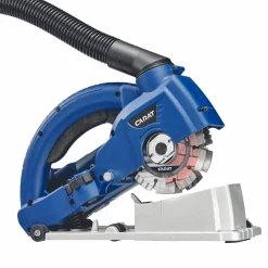 Carat SL-1255 Dustec Sleuvenzaagmachine incl. 2 diamantzaagbladen in koffer - 1800W - 125 x 22,23mm