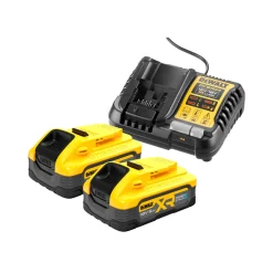 DeWALT DCB1104H2-QW 18V Lion accu starterset (2x 5.0Ah accu) + lader