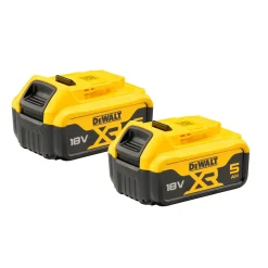 DeWALT DCB1104P2 18V Li-ion XR accu Starterset (2x 5.0Ah) + lader