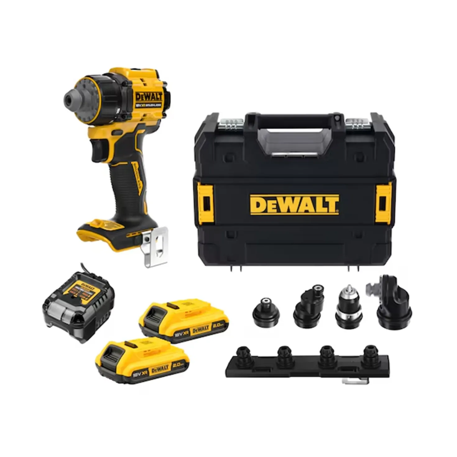 DeWALT DCD803D2T-QW 18V XR accu schroef-/boormachine set (2x 2.0Ah accu & lader)