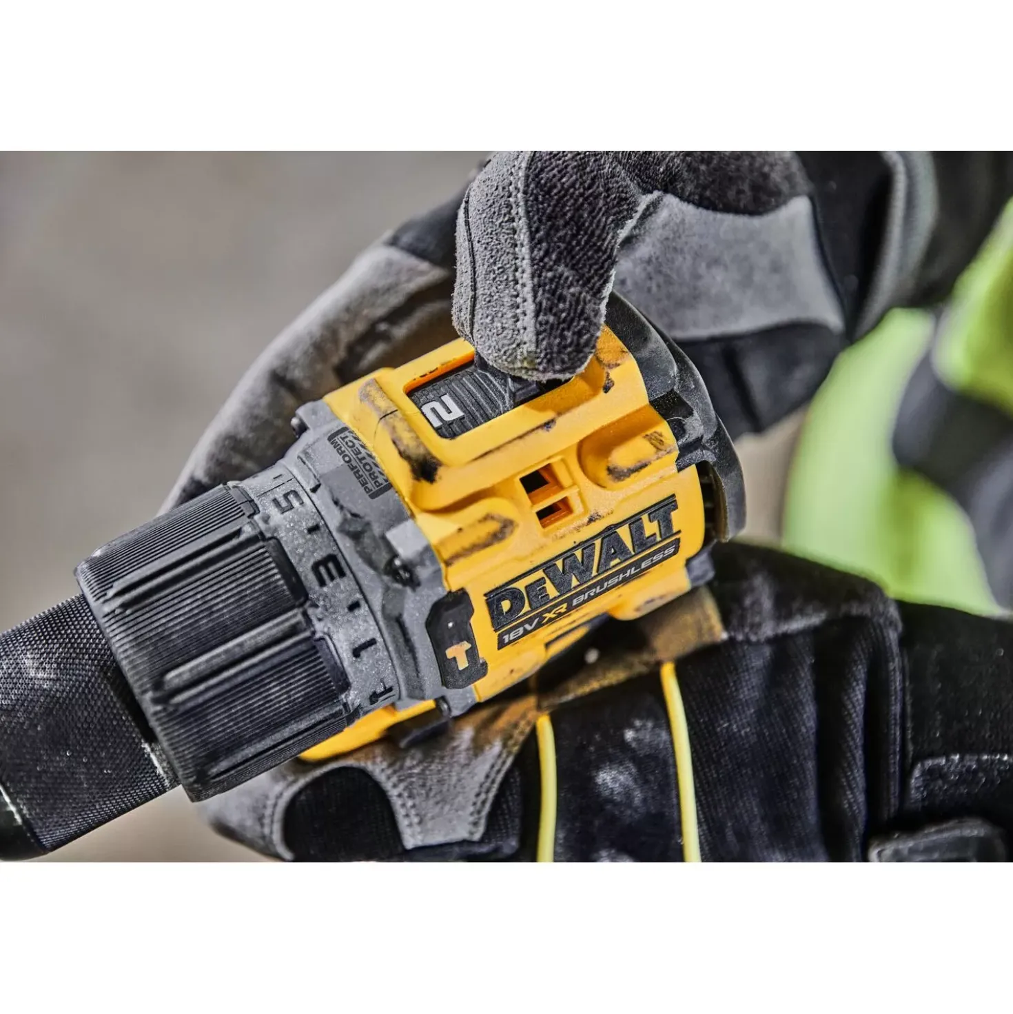 DeWALT DCD805H2T-QW 18V Li-ion XR Accu klopboor- /schroefmachine (2x 5.0Ah accu) set in TSTAK.