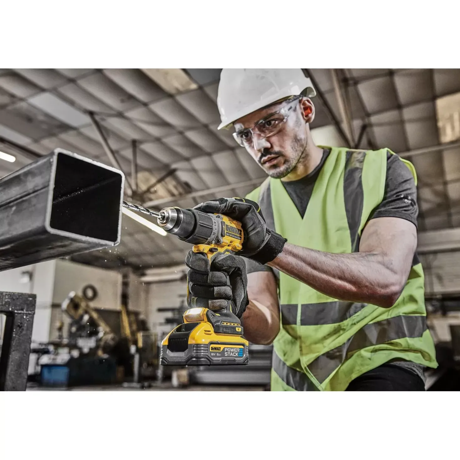 DeWALT DCD805H2T-QW 18V Li-ion XR Accu klopboor- /schroefmachine (2x 5.0Ah accu) set in TSTAK.