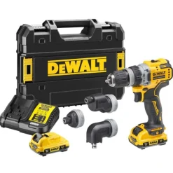 DeWALT DCD703L2T 12V Li-ion XR accu boor-/schroefmachine set (2x 3.0Ah) Multi-head in TSTAK - 57Nm