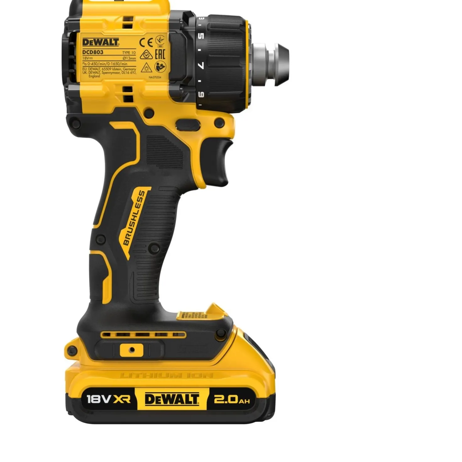 DeWALT DCD803M1T-QW 18V XR accu schroef-/boormachine set (1x 4.0Ah accu + lader)