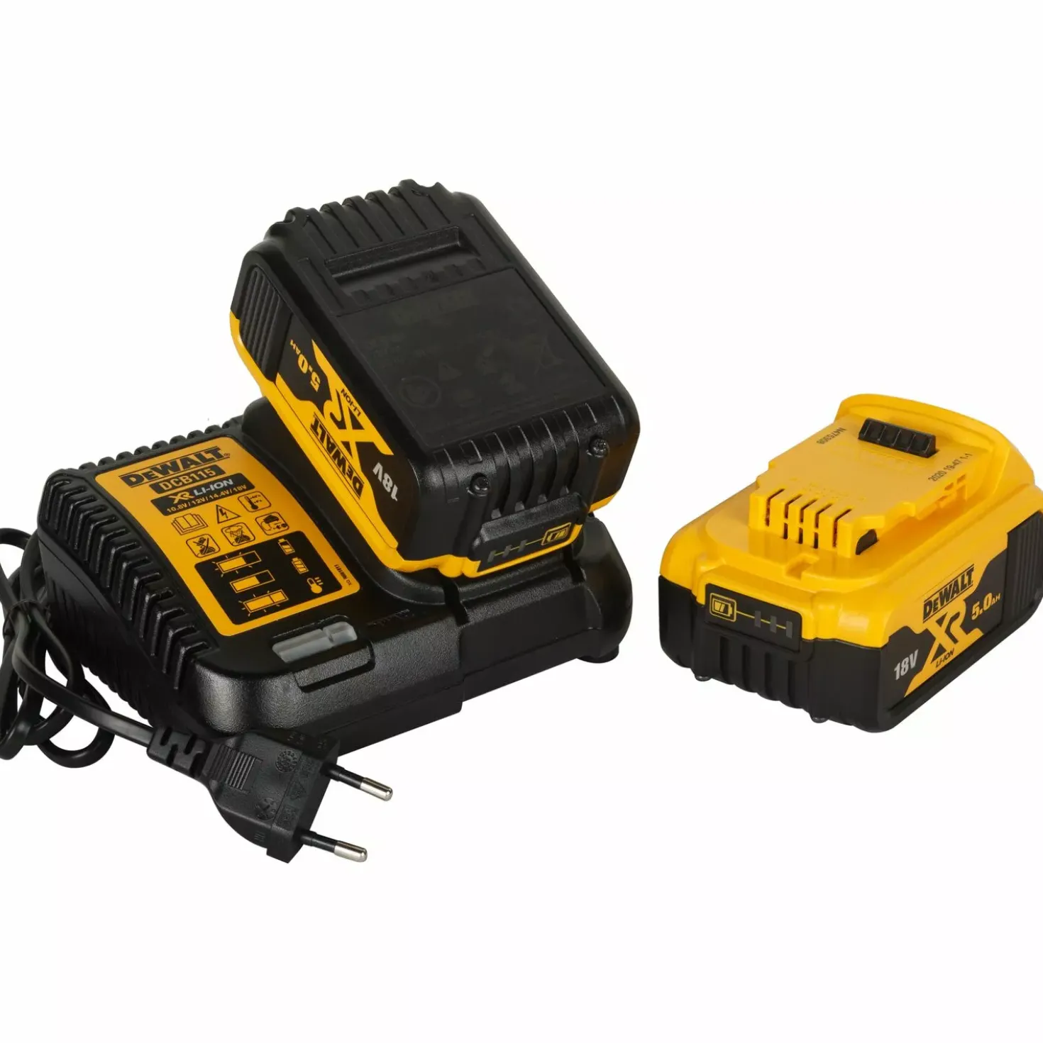 DeWALT DCD996P2-QW 18V Li-ion XR accu boor-/schroefmachine set (2x 5.0Ah) in TSTAK - koolborstelloos