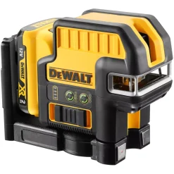 DeWALT DCE0825D1G-QW 12V Kruislijnlaser - 5 lijnen - groen - 30m - IP65