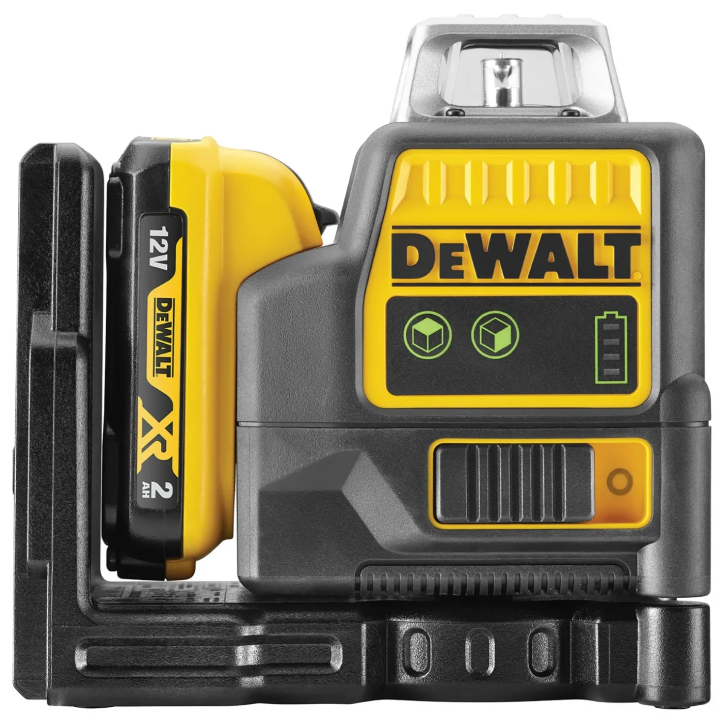 DeWALT DCE0811D1G-QW 10,8V Li-Ion accu Kruislijnlaser 360 graden set (1x 2,0Ah accu) in koffer - groen - 15m