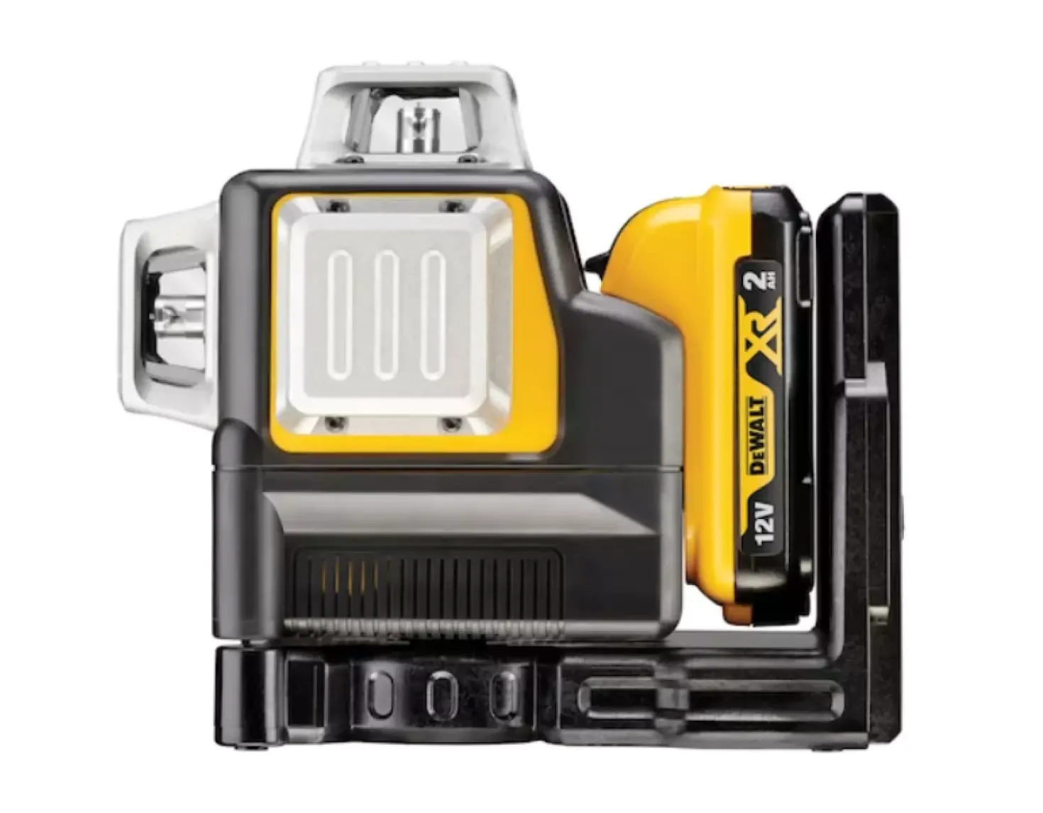 DeWALT DCE089D1G-QW 10.8V Li-Ion accu zelfnivellerende 3x 360º Multilijnlaser set (1x 2.0Ah accu) in koffer - 30m - groen