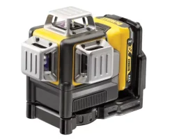DeWALT DCE089D1G-QW 10.8V Li-Ion accu zelfnivellerende 3x 360º Multilijnlaser set (1x 2.0Ah accu) in koffer - 30m - groen
