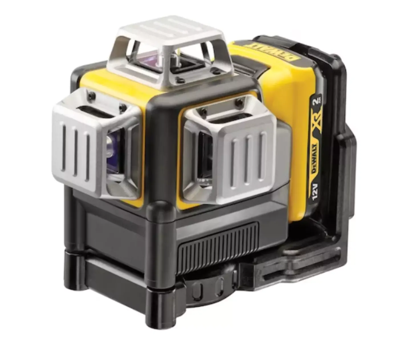 DeWALT DCE089D1G-QW 10.8V Li-Ion accu zelfnivellerende 3x 360º Multilijnlaser set (1x 2.0Ah accu) in koffer - 30m - groen