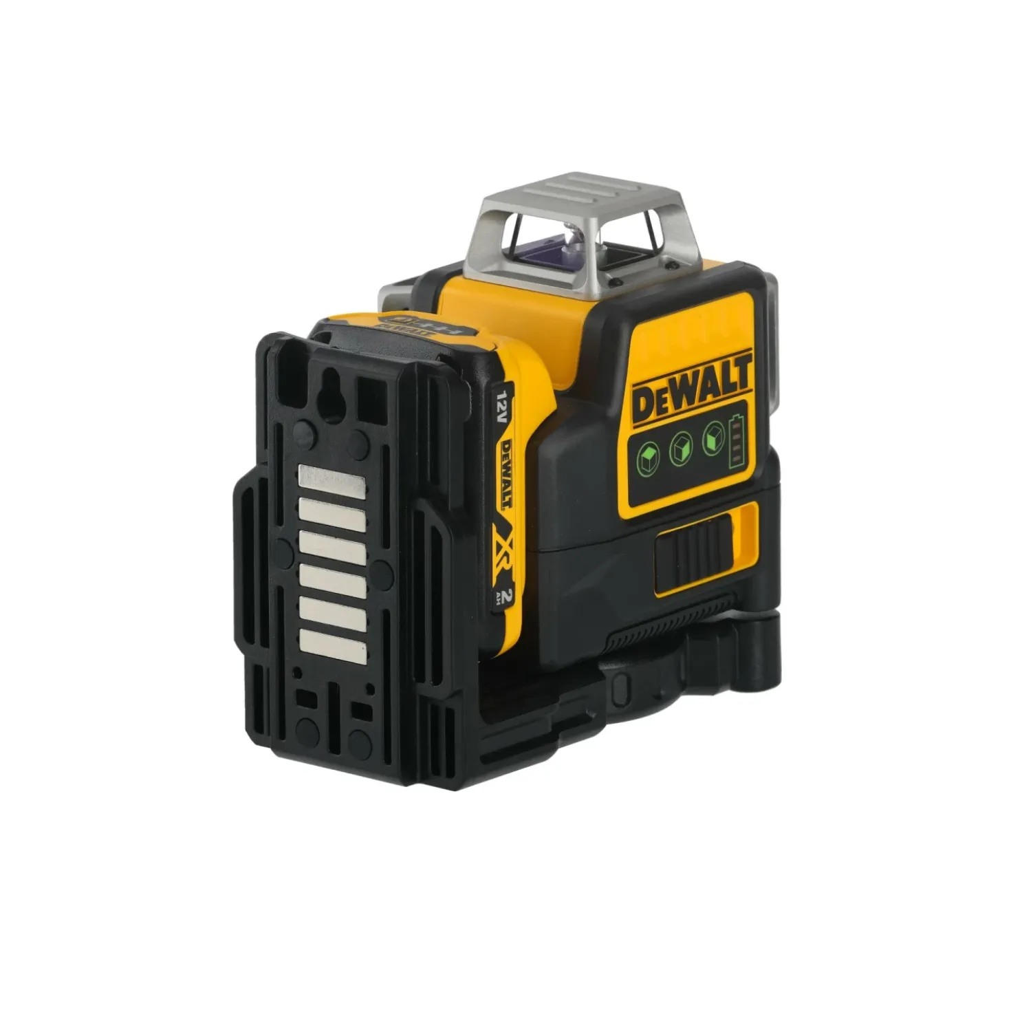 DeWALT DCE089D1GTRID-QW 10.8V Li-Ion accu zelfnivellerende kruislijnlaser set (1x 2.0Ah accu) in koffer - 3 lijnen - 30m - groen