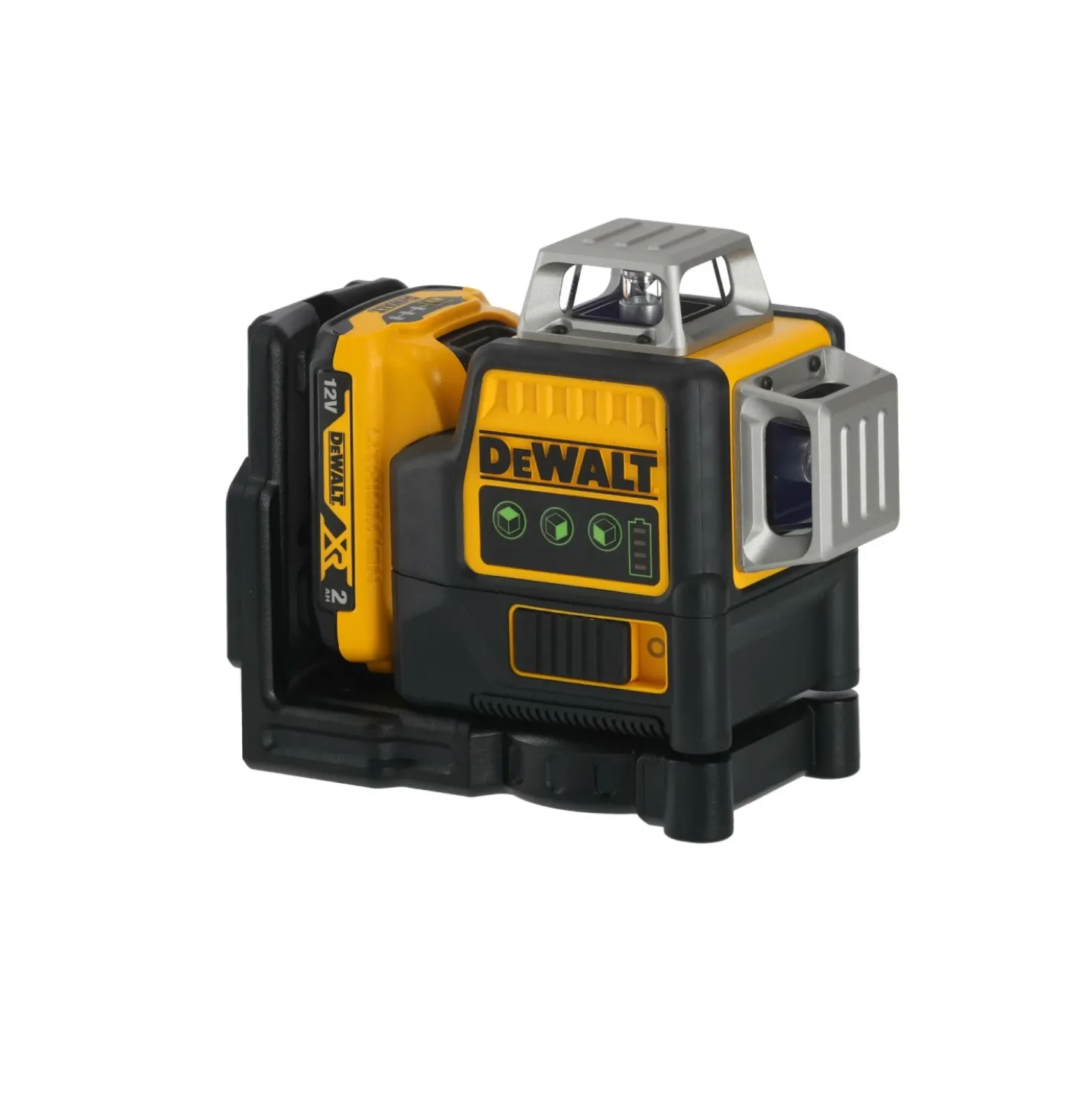 DeWALT DCE089D1GTRID-QW 10.8V Li-Ion accu zelfnivellerende kruislijnlaser set (1x 2.0Ah accu) in koffer - 3 lijnen - 30m - groen