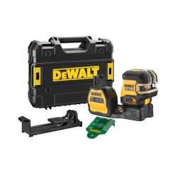 DeWALT DCE825NG18-XJ 12V/18V Kruislijnlaser in koffer - 5 lijnen - groen - 85m - IP54