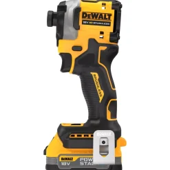 DeWALT DCF850E1T-QW 18V Li-ion XR accu slagschroevendraaier set (1x POWERSTACK accu) in TSTAK - 1/4"- koolborstelloos