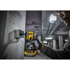 DeWALT DCF850E1T-QW 18V Li-ion XR accu slagschroevendraaier set (1x POWERSTACK accu) in TSTAK - 1/4"- koolborstelloos
