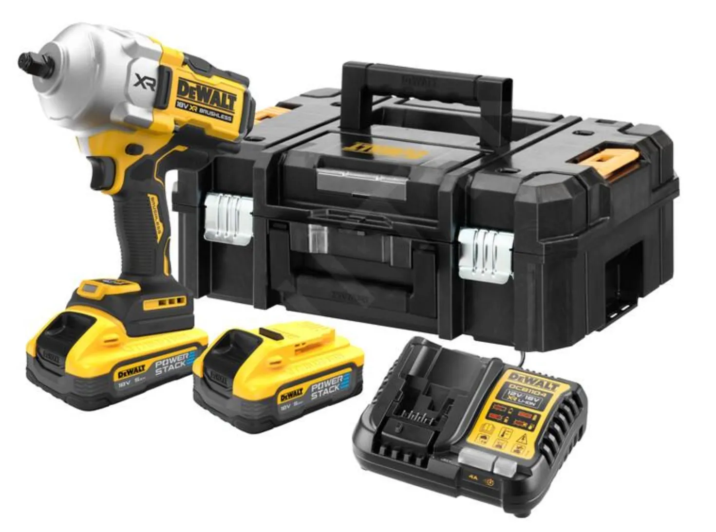 DeWALT DCF961H2T-QW 18V Li-ion XR accu slagmoersleutel set (2x 5,0Ah) in TSTAK - 1/2'' - 1626Nm - Koolborstelloos