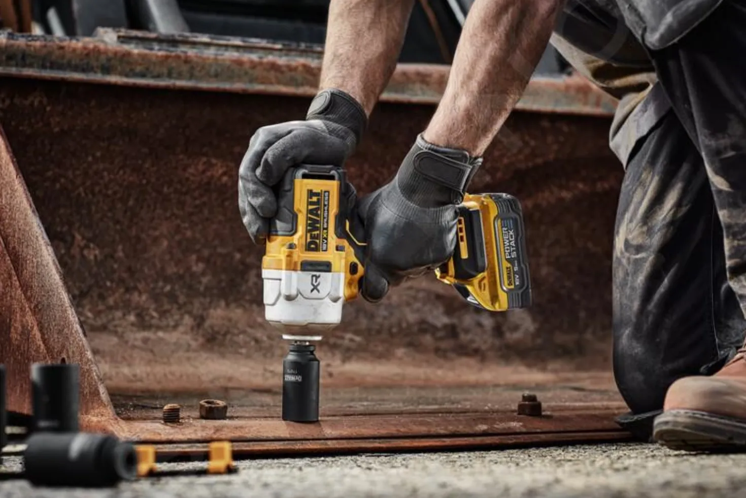 DeWALT DCF961H2T-QW 18V Li-ion XR accu slagmoersleutel set (2x 5,0Ah) in TSTAK - 1/2'' - 1626Nm - Koolborstelloos