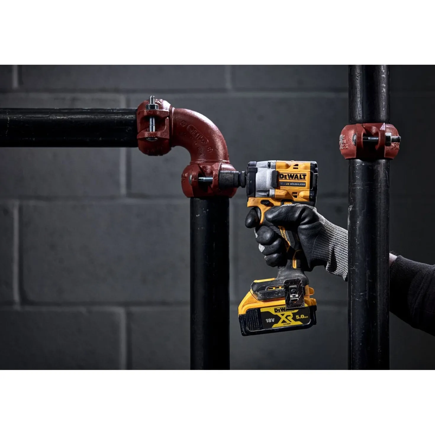 DeWALT DCF921P2LRT-QW 18V Li-ion accu compact slagmoersleutel (2x 5.0Ah accu) in TSTAK - 406Nm - 1/2''