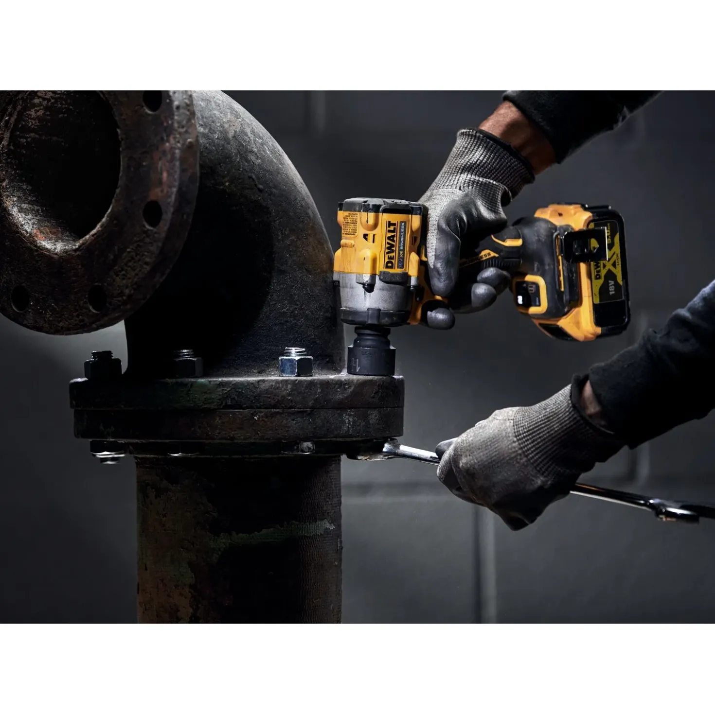 DeWALT DCF921P2LRT-QW 18V Li-ion accu compact slagmoersleutel (2x 5.0Ah accu) in TSTAK - 406Nm - 1/2''