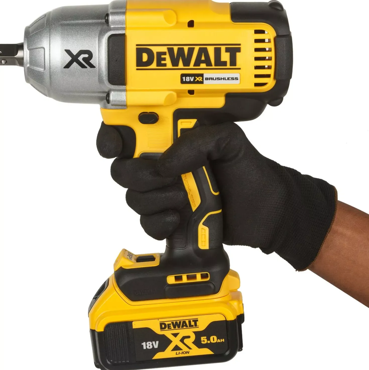 DeWALT DCF899P2-QW 18V Li-ion accu slagmoersleutel set (2x 5.0Ah accu) in TSTAK - 950Nm - 1/2" - koolborstelloos