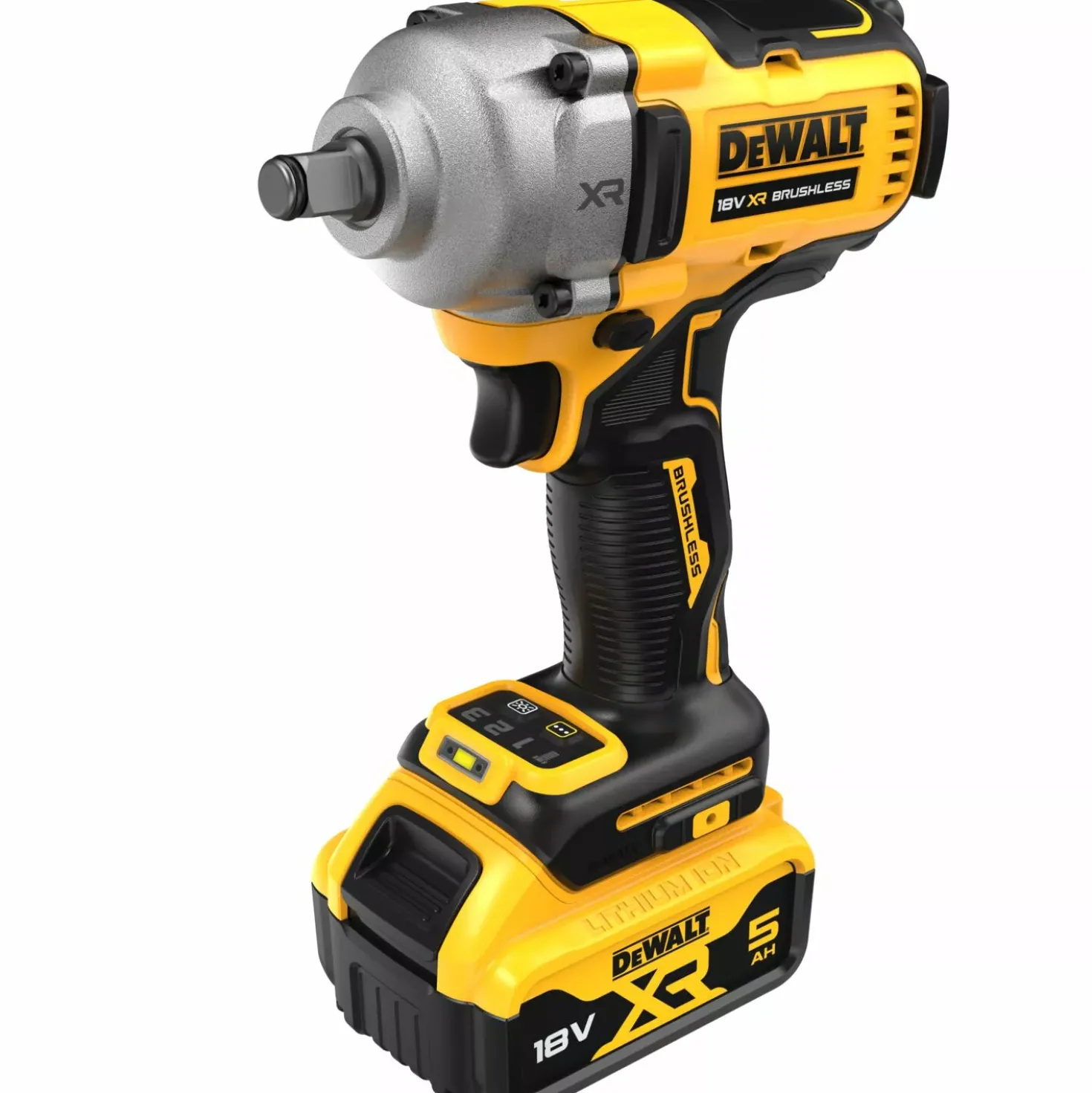 DeWALT DCF891P2T-QW 18V Li-ion XR accu slagmoersleutel set (2x 5.0Ah) in TSTAK - 1152Nm - 1/2"